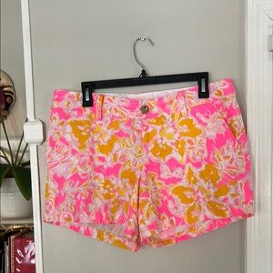 NWOT Lilly Pulitzer - Callahan Knit Shorts Kir Royal Pink Ohh la la Size 10